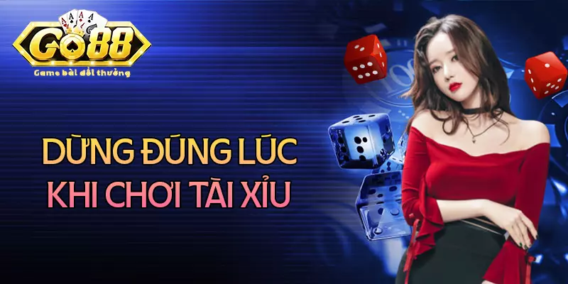 Biết dừng đúng lúc khi chơi tài xỉu